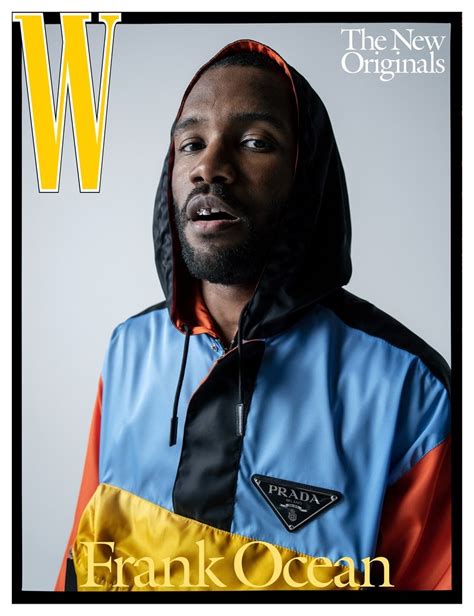 frank ocean prada jacket w magazine|how old is Frank Ocean.